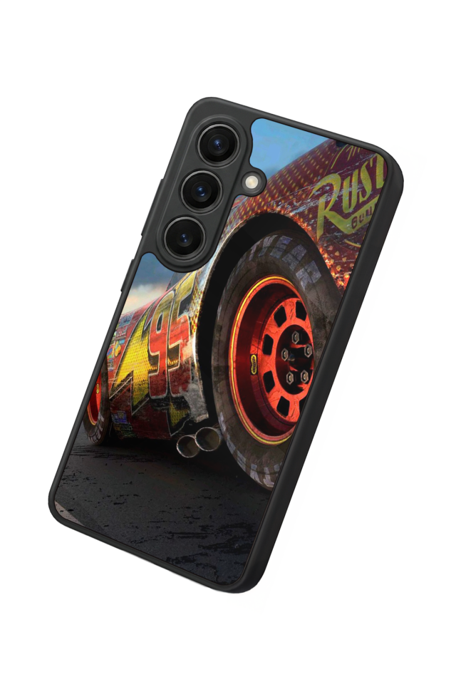 Samsung Galaxy S26 Uyumlu Şimsek McQueen Tasarımlı Glossy Premium Kılıf