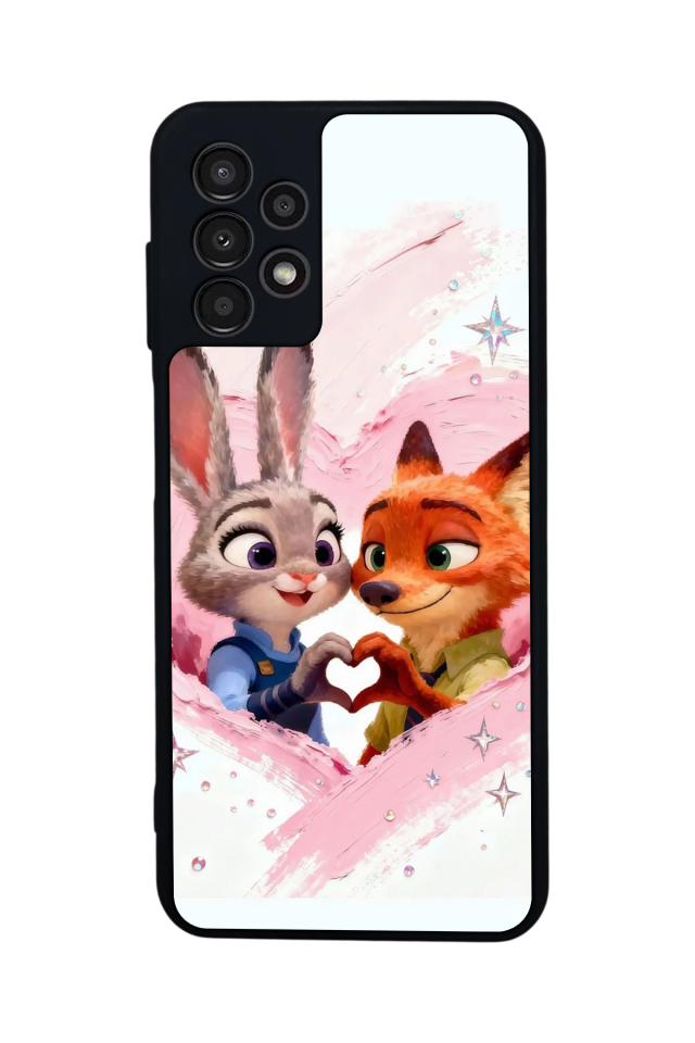 Samsung Galaxy A13 Uyumlu Zootropolis Tasarımlı Glossy Premium Kılıf