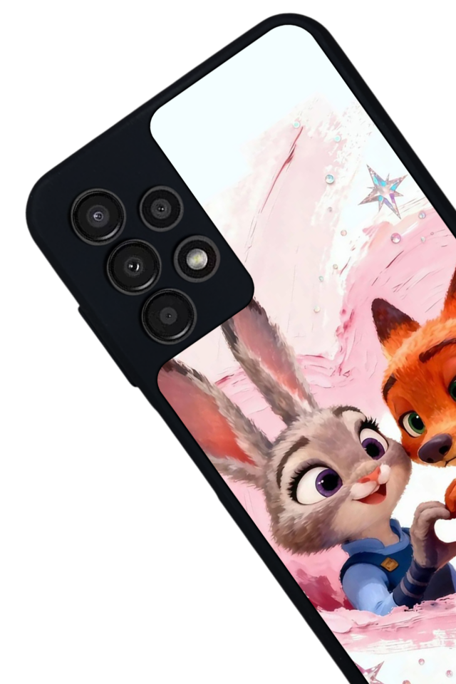Samsung Galaxy A13 Uyumlu Zootropolis Tasarımlı Glossy Premium Kılıf