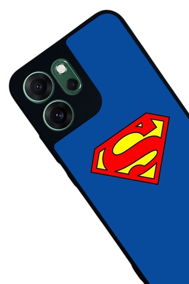 Oppo Reno 14F Uyumlu Superman Tasarımlı Glossy Premium Kılıf