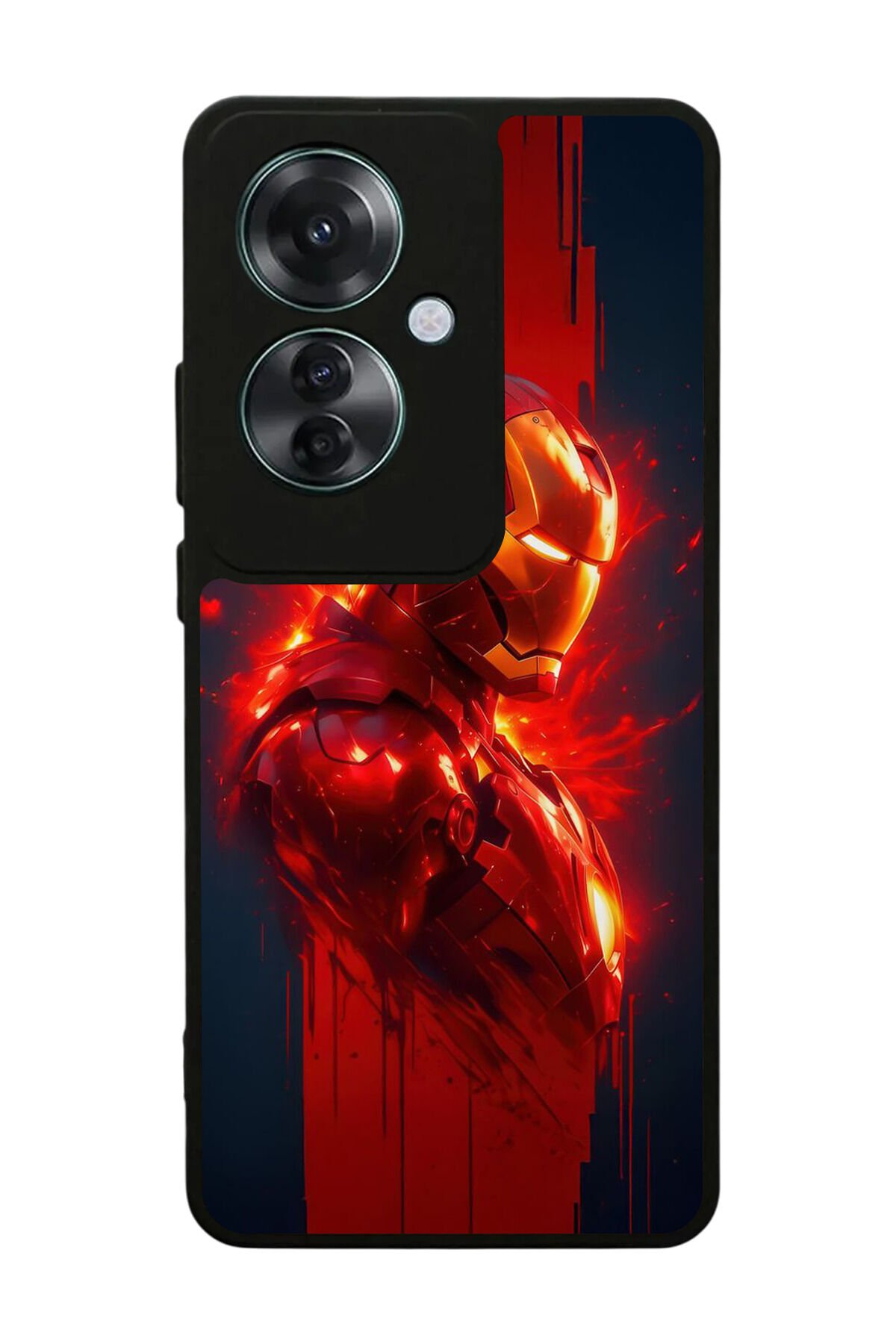 Oppo Reno 11F Uyumlu Iron Man ( Demir Adam ) Tasarımlı Glossy Premium Kılıf