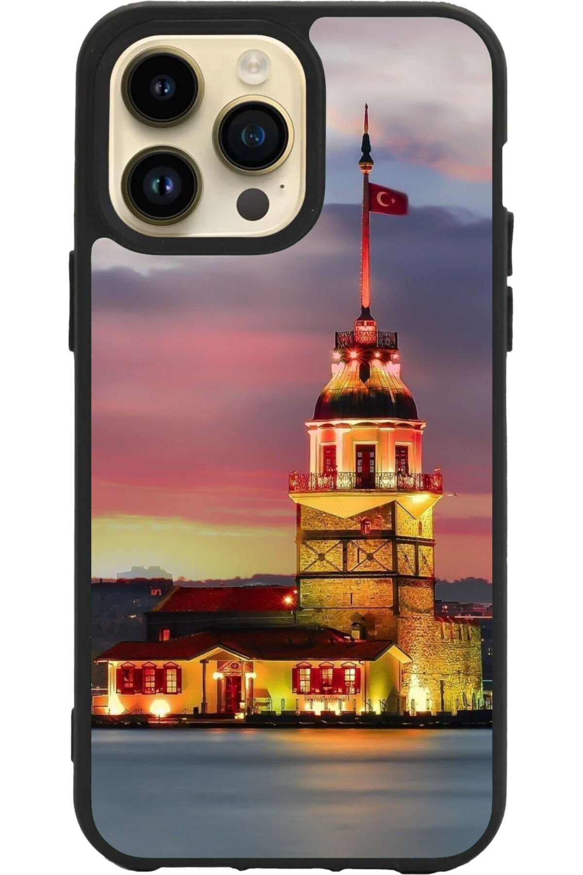 Apple iPhone 16 Pro Siyah Silikon Kılıf Çiziklere ve Darbelere Karşı Koruma