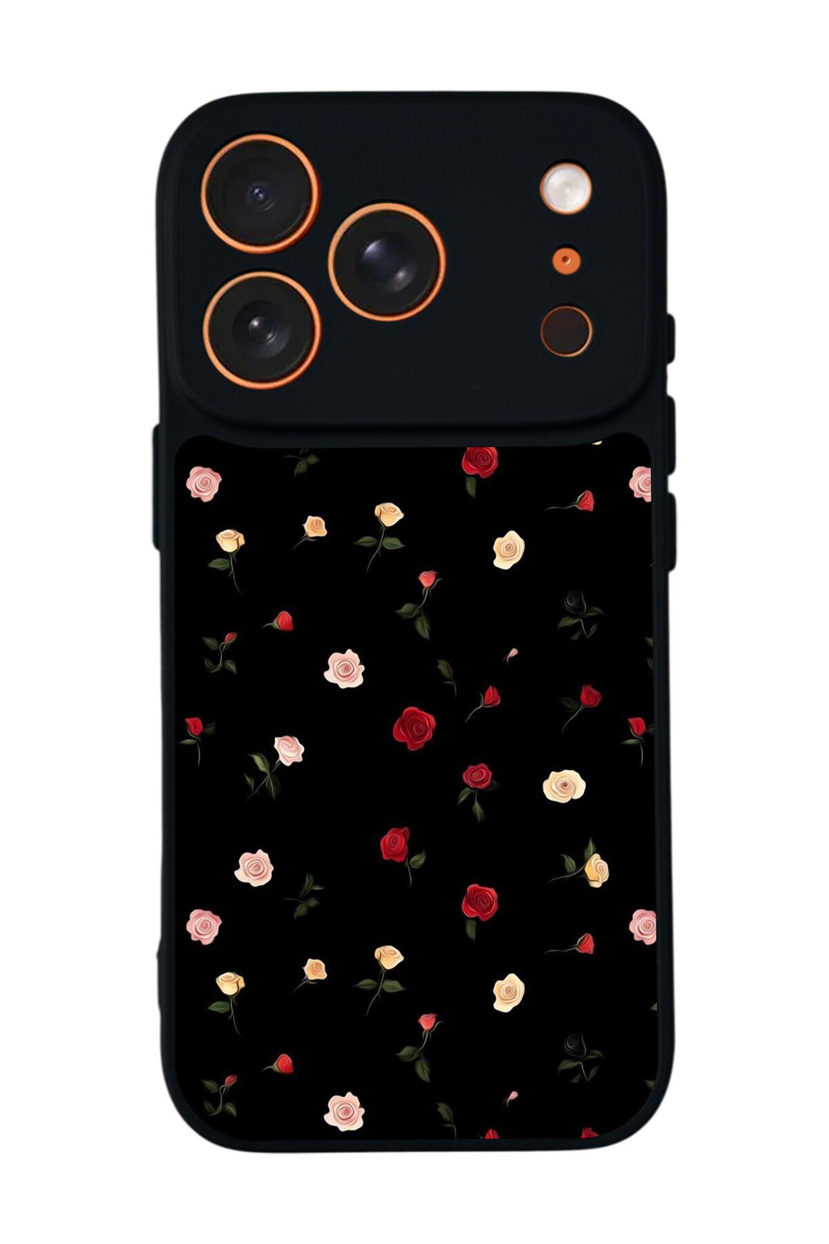 iPhone 17 Pro Max Uyumlu Floral Tasarımlı Glossy Premium Kılıf