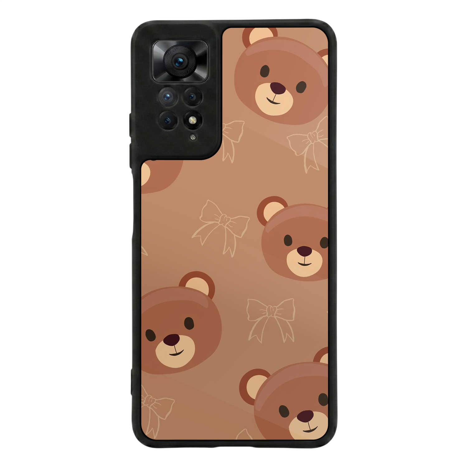 Xiaomi Redmi Note 12 Pro Uyumlu Ayı Tasarımlı Glossy Premium Kılıf