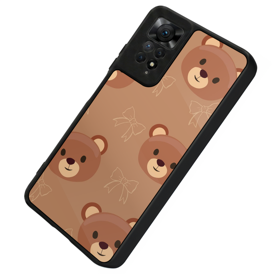 Xiaomi Redmi Note 12 Pro Uyumlu Ayı Tasarımlı Glossy Premium Kılıf