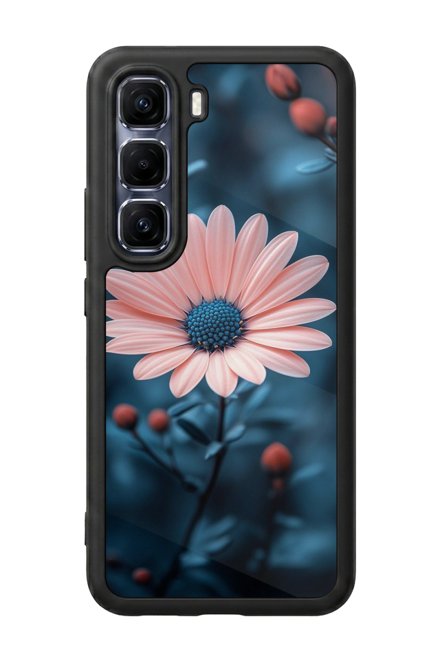 Infinix Hot 60 Pro Plus Uyumlu Cicek Tasarımlı Glossy Premium Kılıf