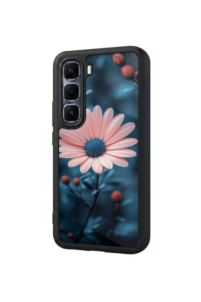 Infinix Hot 60 Pro Plus Uyumlu Cicek Tasarımlı Glossy Premium Kılıf