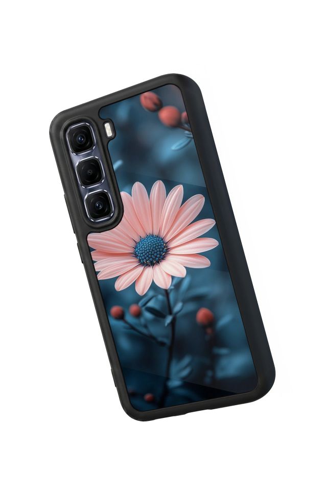 Infinix Hot 60 Pro Plus Uyumlu Cicek Tasarımlı Glossy Premium Kılıf