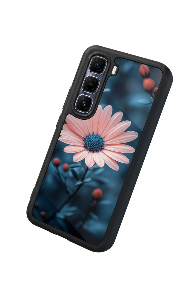 Infinix Hot 60 Pro Plus Uyumlu Cicek Tasarımlı Glossy Premium Kılıf