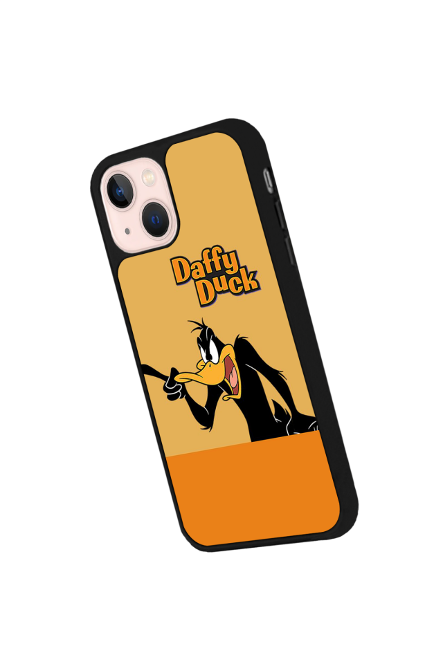 iPhone 15 Uyumlu Daffy duck Tasarımlı Glossy Premium Kılıf