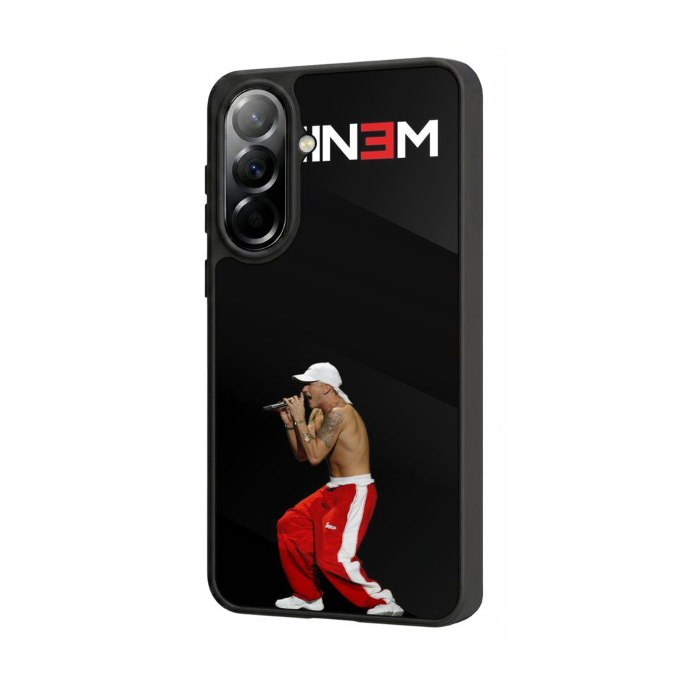 Samsung Galaxy A57 Uyumlu Eminem Tasarımlı Glossy Premium Kılıf