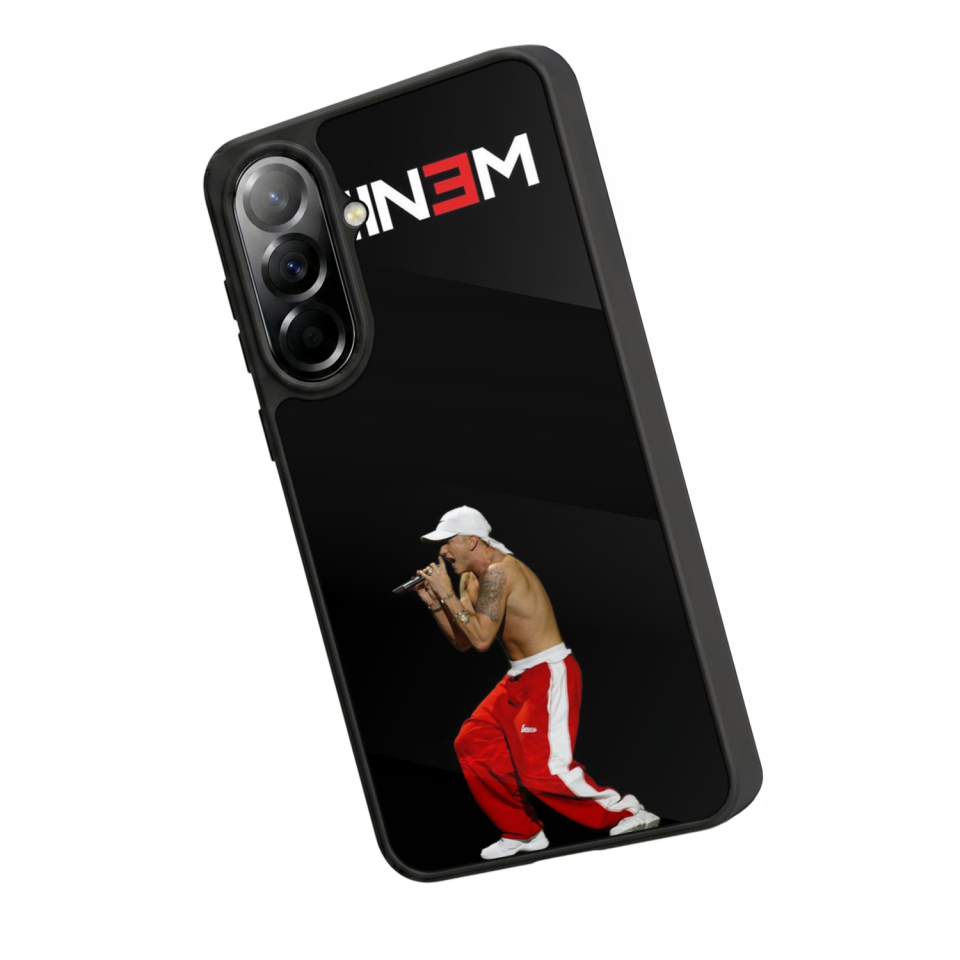 Samsung Galaxy A57 Uyumlu Eminem Tasarımlı Glossy Premium Kılıf