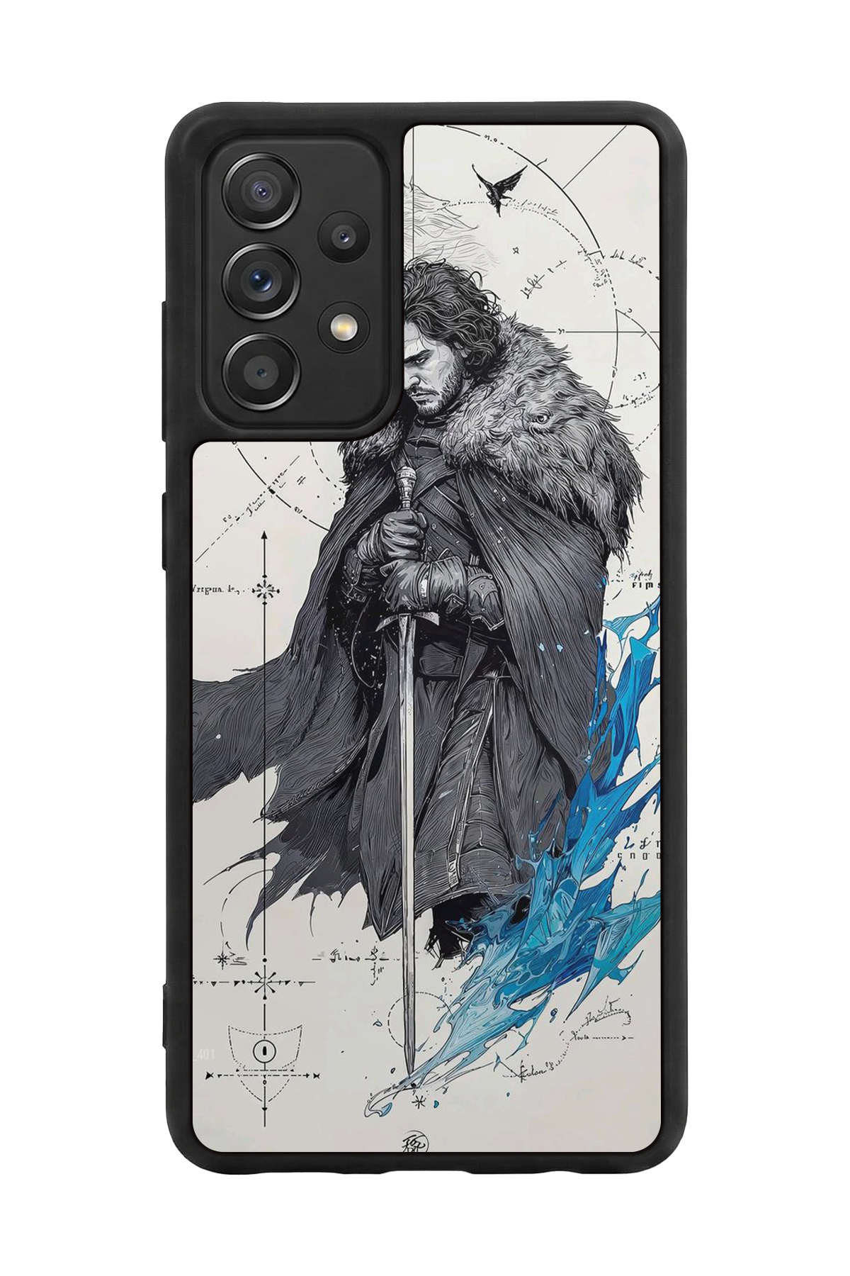Samsung Galaxy A72 Uyumlu GameOfThrones Tasarımlı Glossy Premium Kılıf
