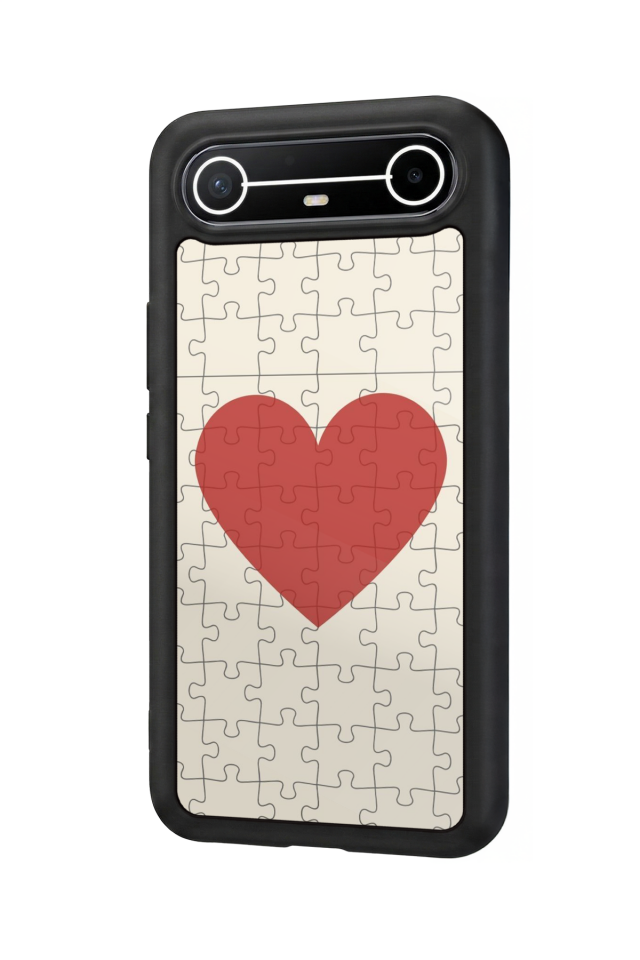 Tecno Spark Slim 5G Uyumlu Kalp Love Tasarımlı Glossy Premium Kılıf