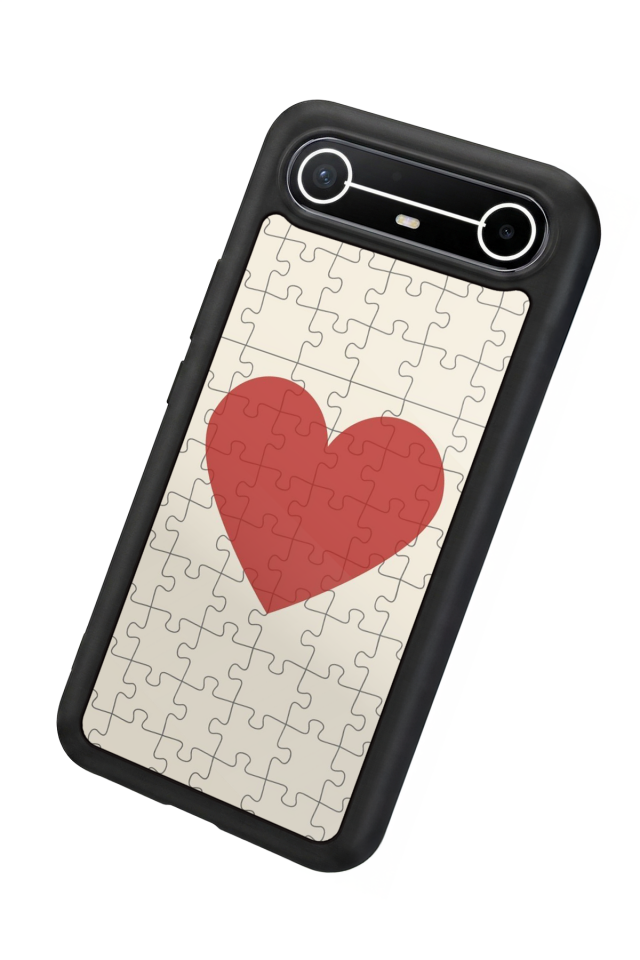 Tecno Spark Slim 5G Uyumlu Kalp Love Tasarımlı Glossy Premium Kılıf