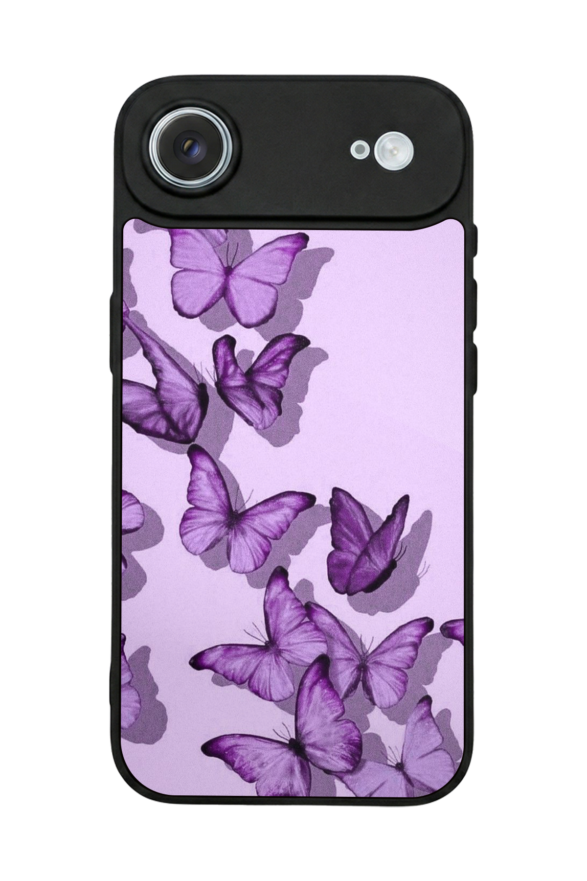 iPhone 17 Air Uyumlu Kelebek Tasarımlı Glossy Premium Kılıf