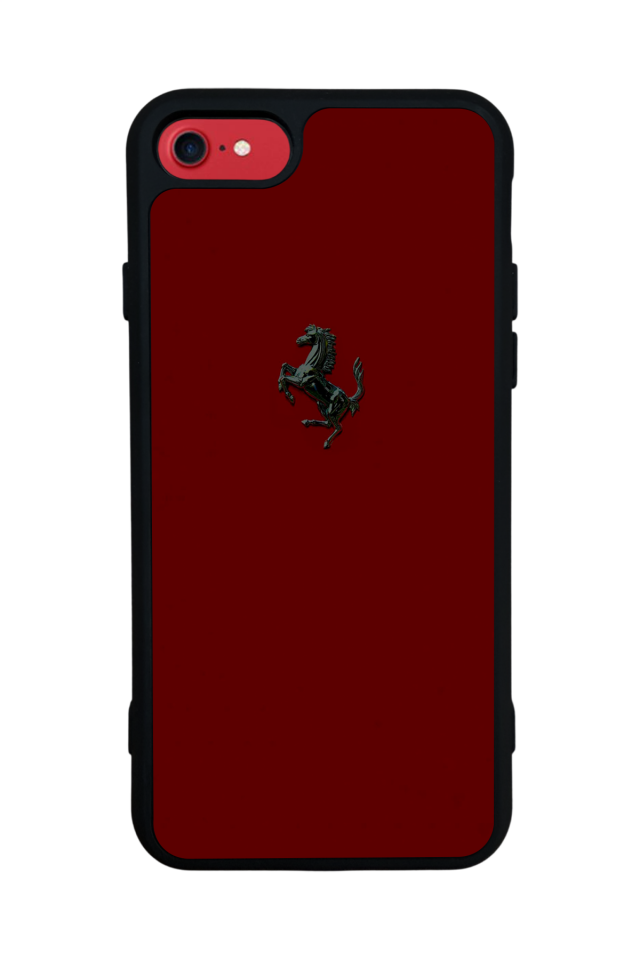 iPhone 7 Uyumlu Kirmizi Tasarımlı Glossy Premium Kılıf