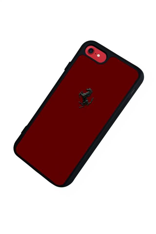 iPhone 7 Uyumlu Kirmizi Tasarımlı Glossy Premium Kılıf