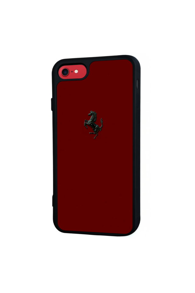 iPhone 7 Uyumlu Kirmizi Tasarımlı Glossy Premium Kılıf