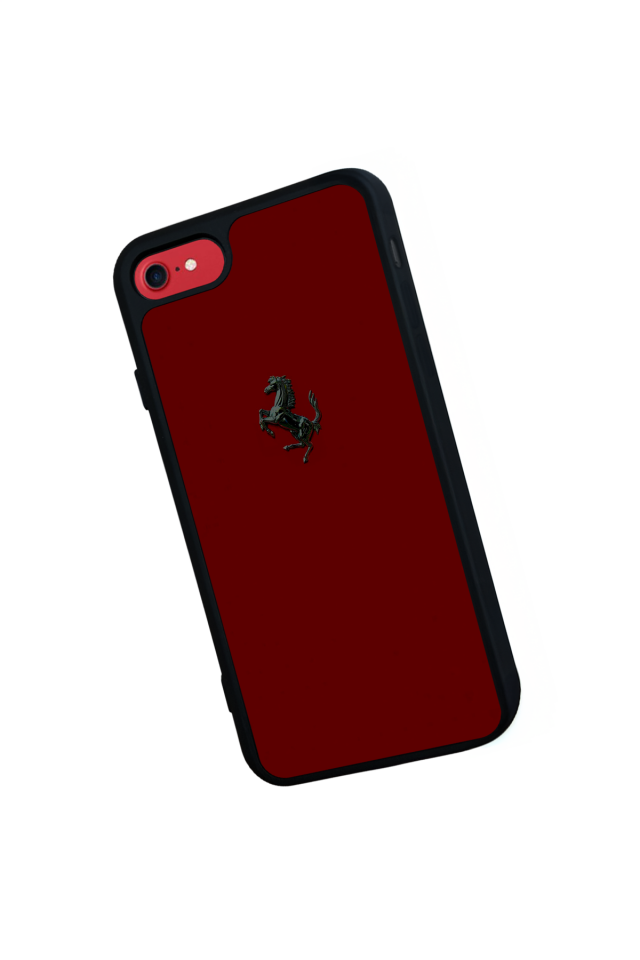 iPhone 7 Uyumlu Kirmizi Tasarımlı Glossy Premium Kılıf