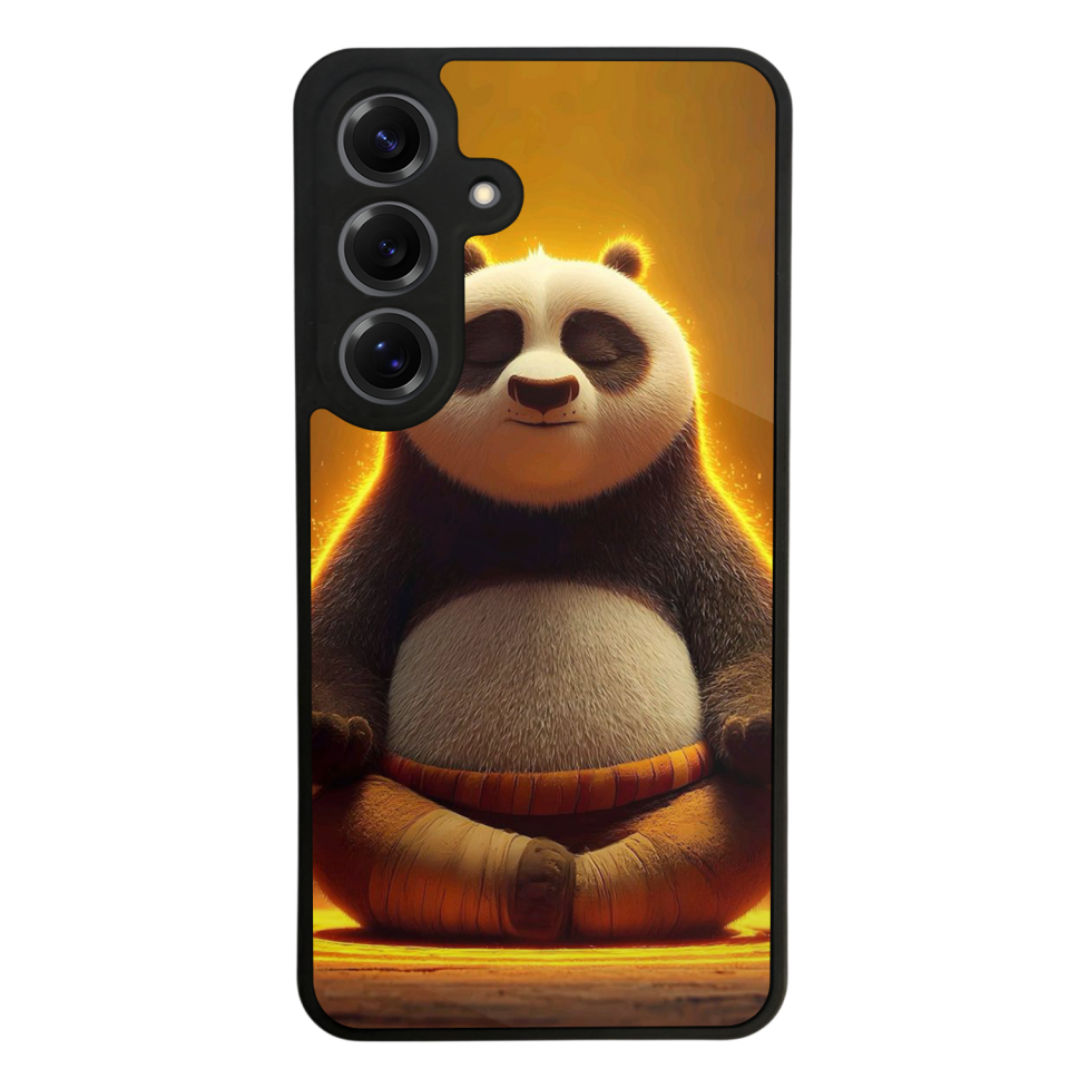 Samsung Galaxy S25 Uyumlu Kung Fu Panda Tasarımlı Glossy Premium Kılıf