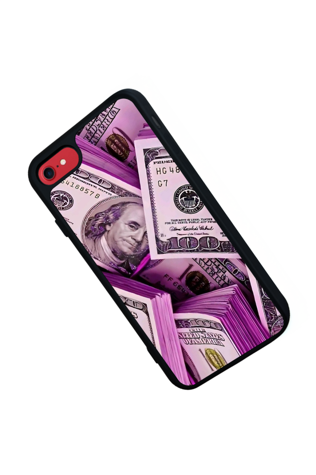 iPhone SE Uyumlu Money Para Tasarımlı Glossy Premium Kılıf