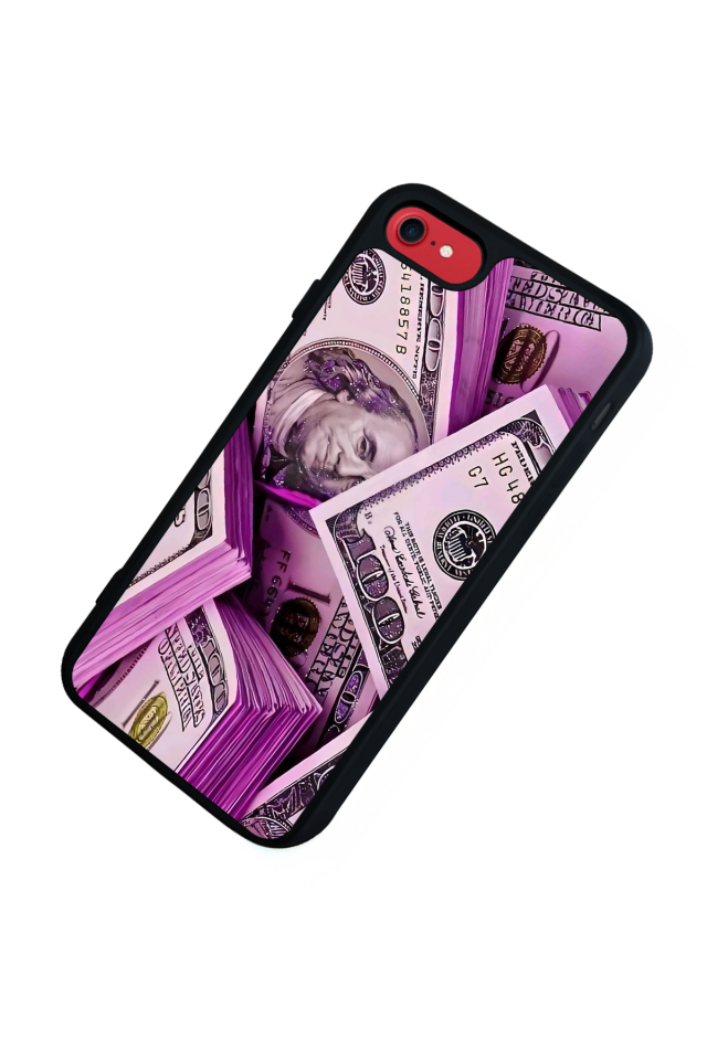 iPhone SE Uyumlu Money Para Tasarımlı Glossy Premium Kılıf