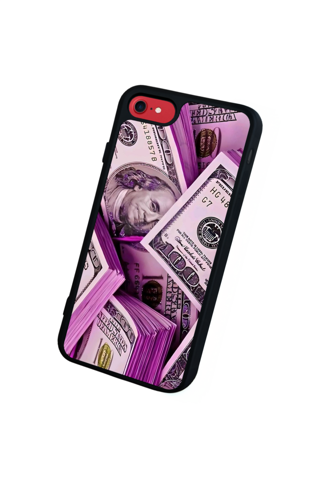 iPhone SE Uyumlu Money Para Tasarımlı Glossy Premium Kılıf