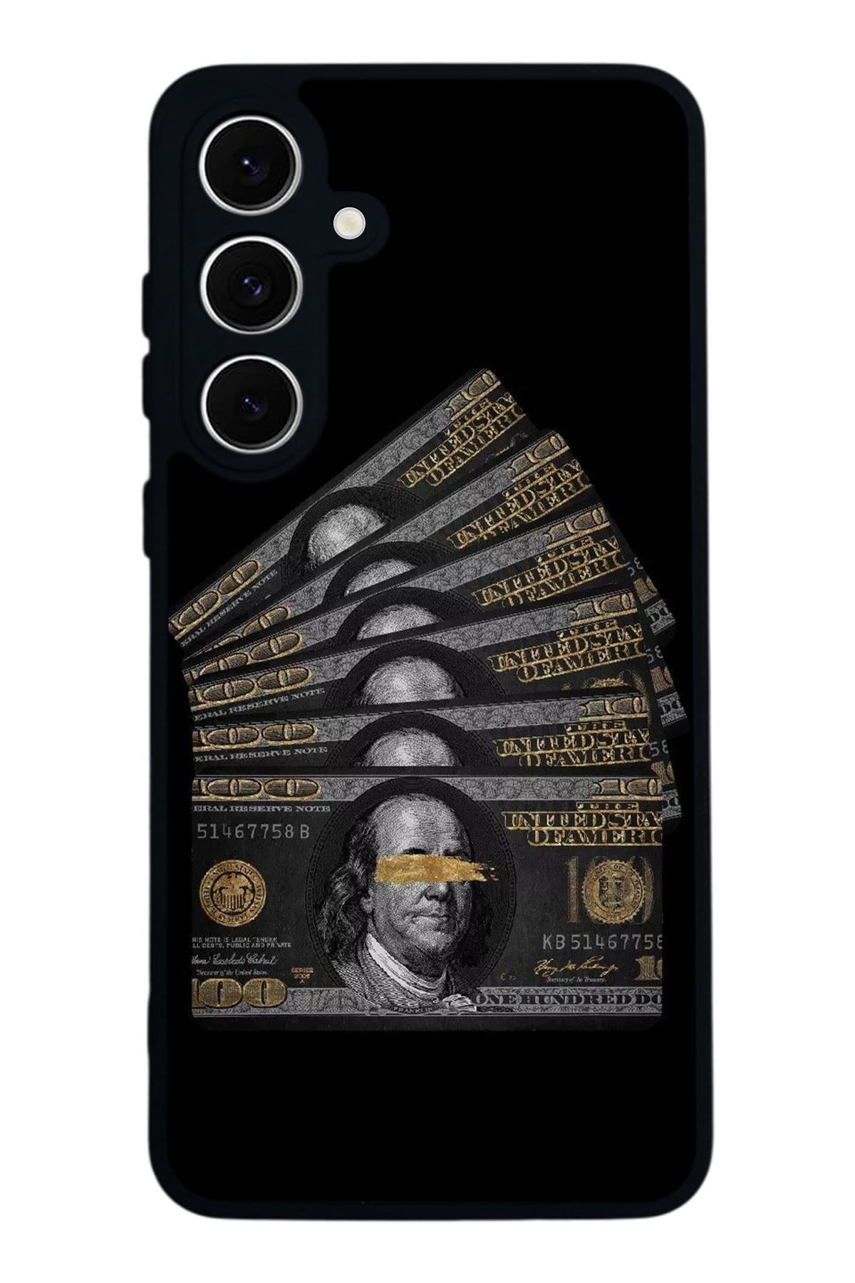 Samsung Galaxy S24 FE Uyumlu Para Tasarımlı Glossy Premium Kılıf