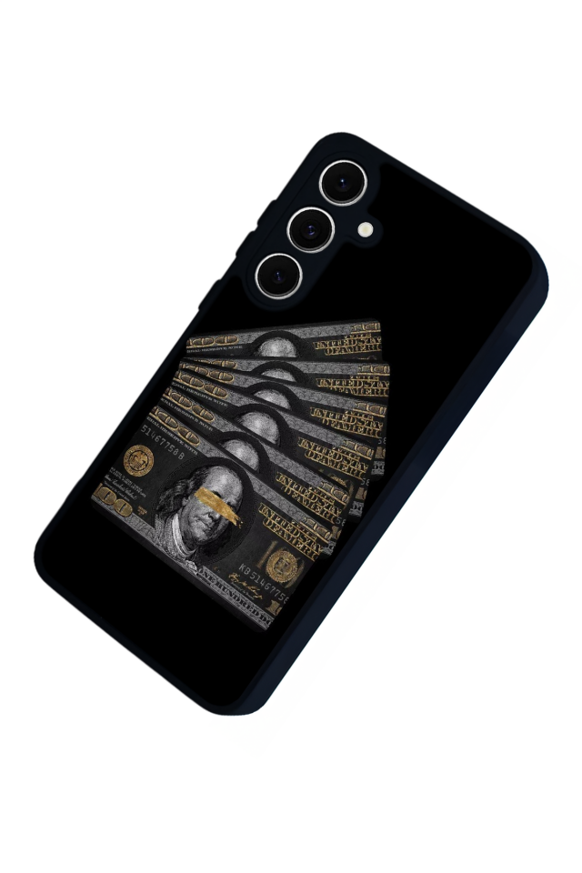 Samsung Galaxy S24 FE Uyumlu Para Tasarımlı Glossy Premium Kılıf