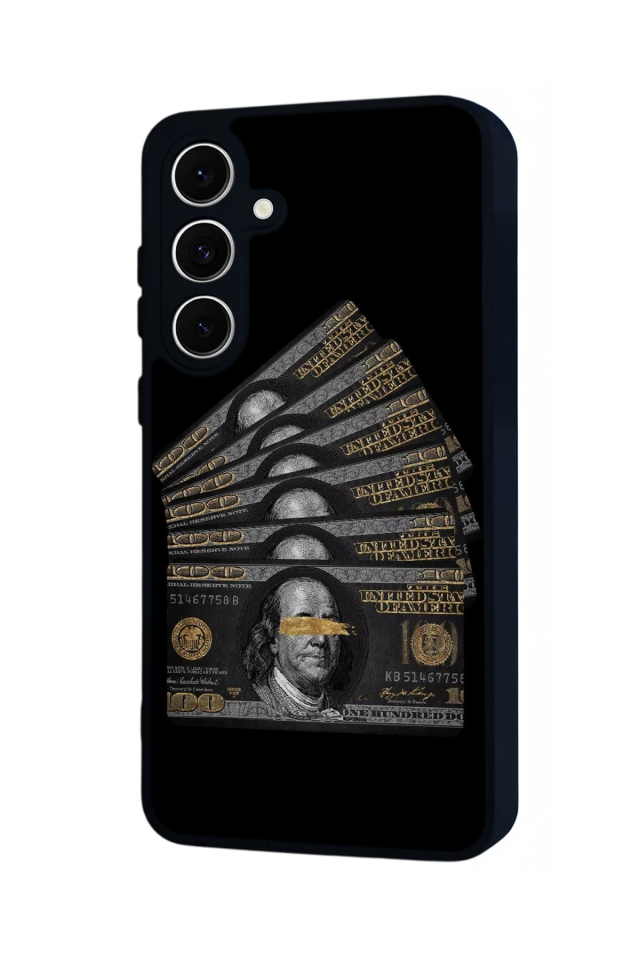 Samsung Galaxy S24 FE Uyumlu Para Tasarımlı Glossy Premium Kılıf