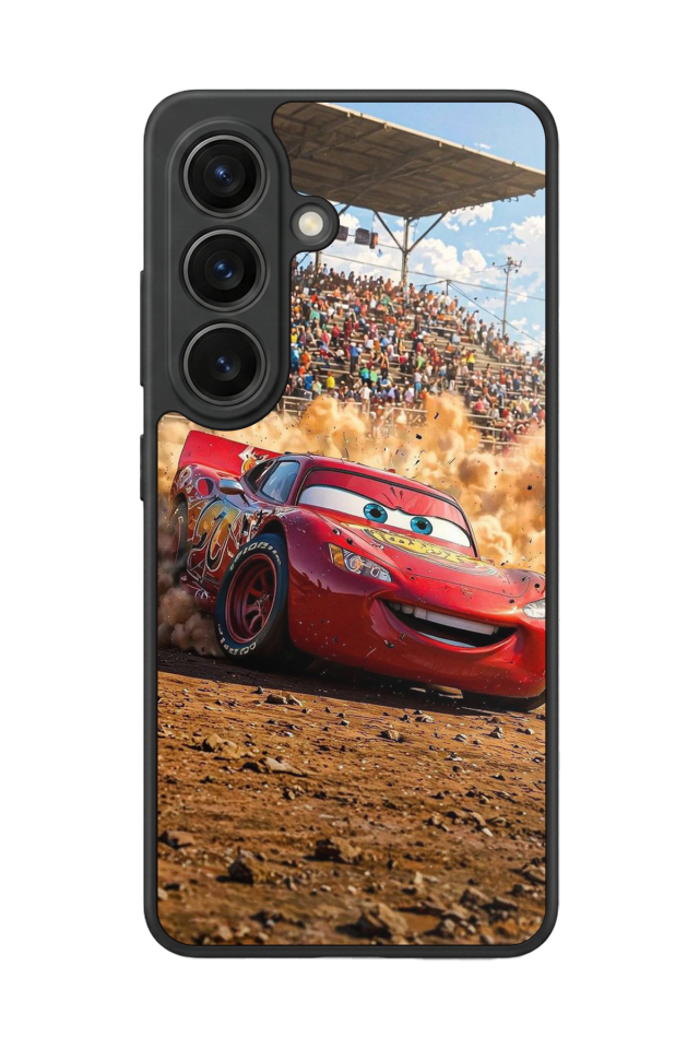 Samsung Galaxy S26 Uyumlu Şimsek McQueen Tasarımlı Glossy Premium Kılıf