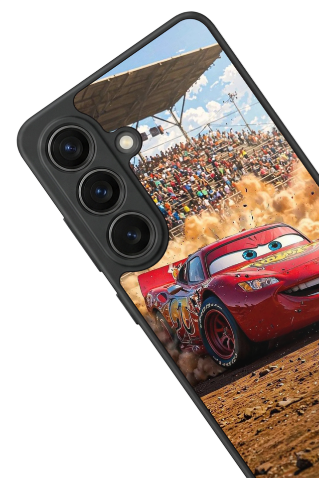 Samsung Galaxy S26 Uyumlu Şimsek McQueen Tasarımlı Glossy Premium Kılıf