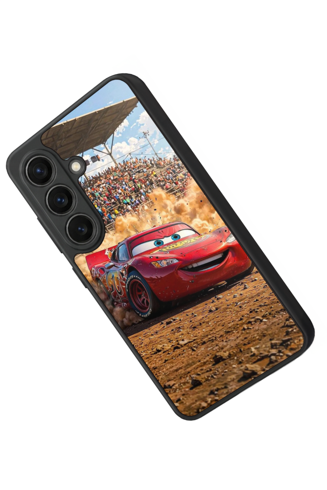 Samsung Galaxy S26 Uyumlu Şimsek McQueen Tasarımlı Glossy Premium Kılıf