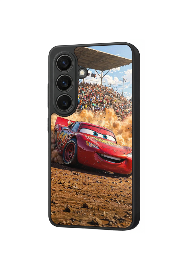Samsung Galaxy S26 Uyumlu Şimsek McQueen Tasarımlı Glossy Premium Kılıf