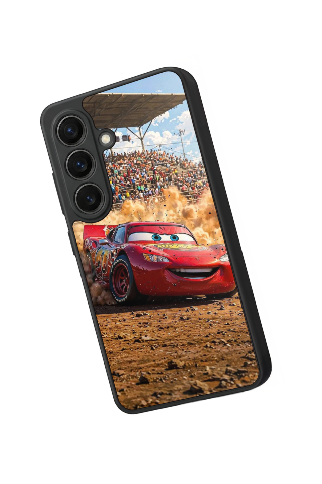 Samsung Galaxy S26 Uyumlu Şimsek McQueen Tasarımlı Glossy Premium Kılıf