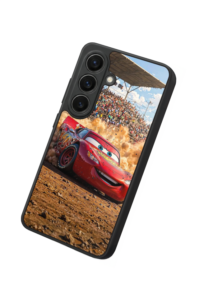 Samsung Galaxy S26 Uyumlu Şimsek McQueen Tasarımlı Glossy Premium Kılıf