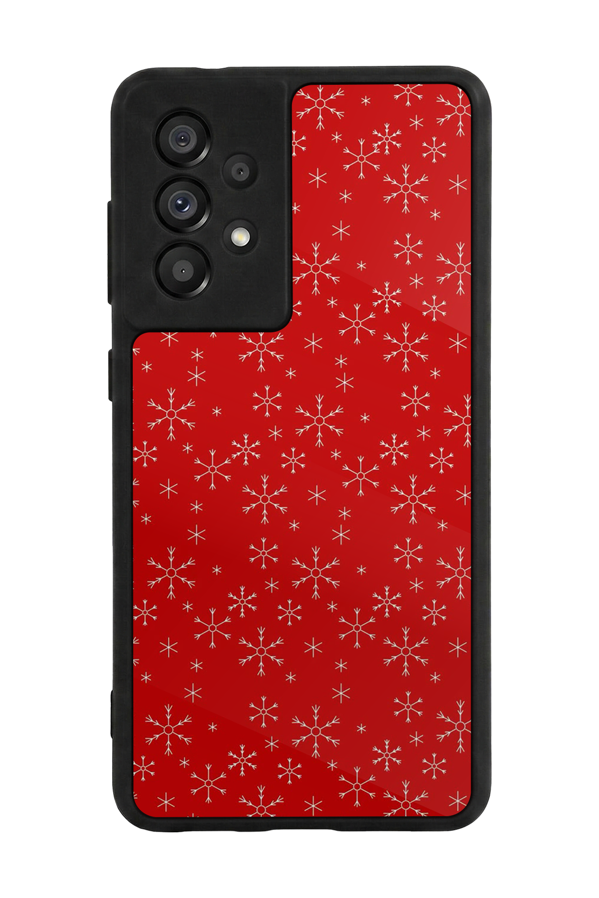 Samsung Galaxy A73 Uyumlu Yilbasi Christmas Tasarımlı Glossy Premium Kılıf