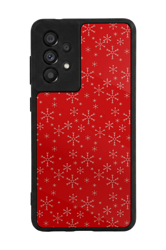 Samsung Galaxy A73 Uyumlu Yilbasi Christmas Tasarımlı Glossy Premium Kılıf