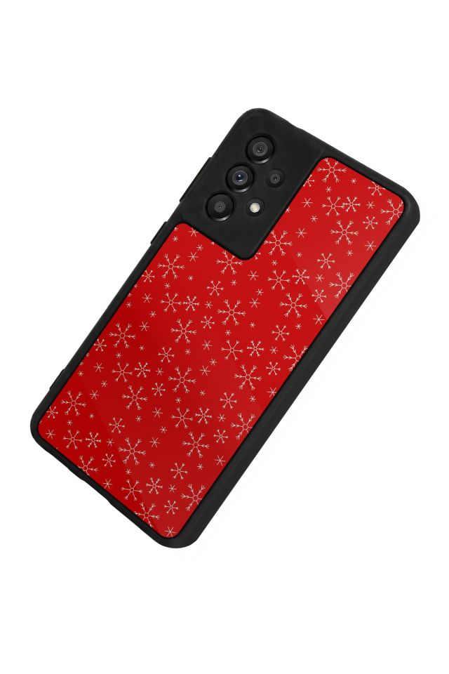 Samsung Galaxy A73 Uyumlu Yilbasi Christmas Tasarımlı Glossy Premium Kılıf