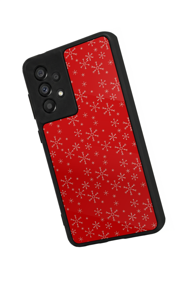 Samsung Galaxy A73 Uyumlu Yilbasi Christmas Tasarımlı Glossy Premium Kılıf