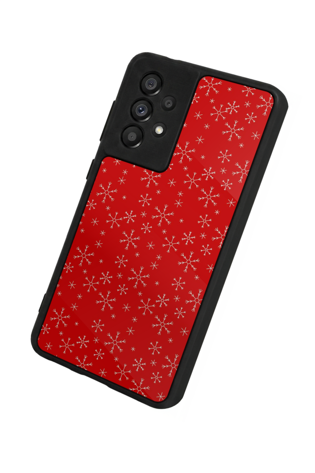 Samsung Galaxy A73 Uyumlu Yilbasi Christmas Tasarımlı Glossy Premium Kılıf