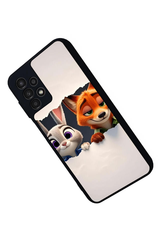Samsung Galaxy A13 Uyumlu Zootropolis Tasarımlı Glossy Premium Kılıf