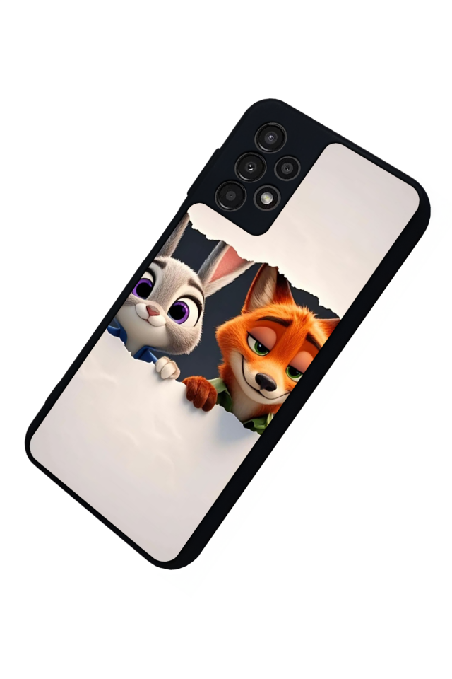 Samsung Galaxy A13 Uyumlu Zootropolis Tasarımlı Glossy Premium Kılıf
