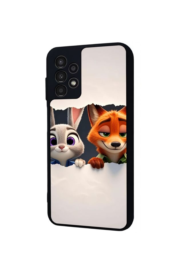 Samsung Galaxy A13 Uyumlu Zootropolis Tasarımlı Glossy Premium Kılıf