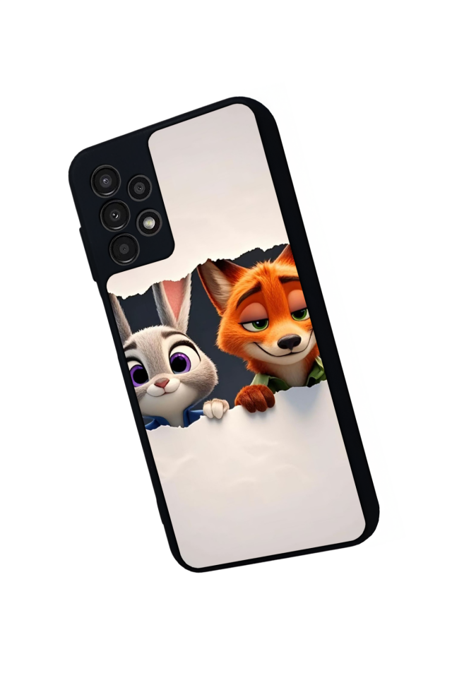 Samsung Galaxy A13 Uyumlu Zootropolis Tasarımlı Glossy Premium Kılıf