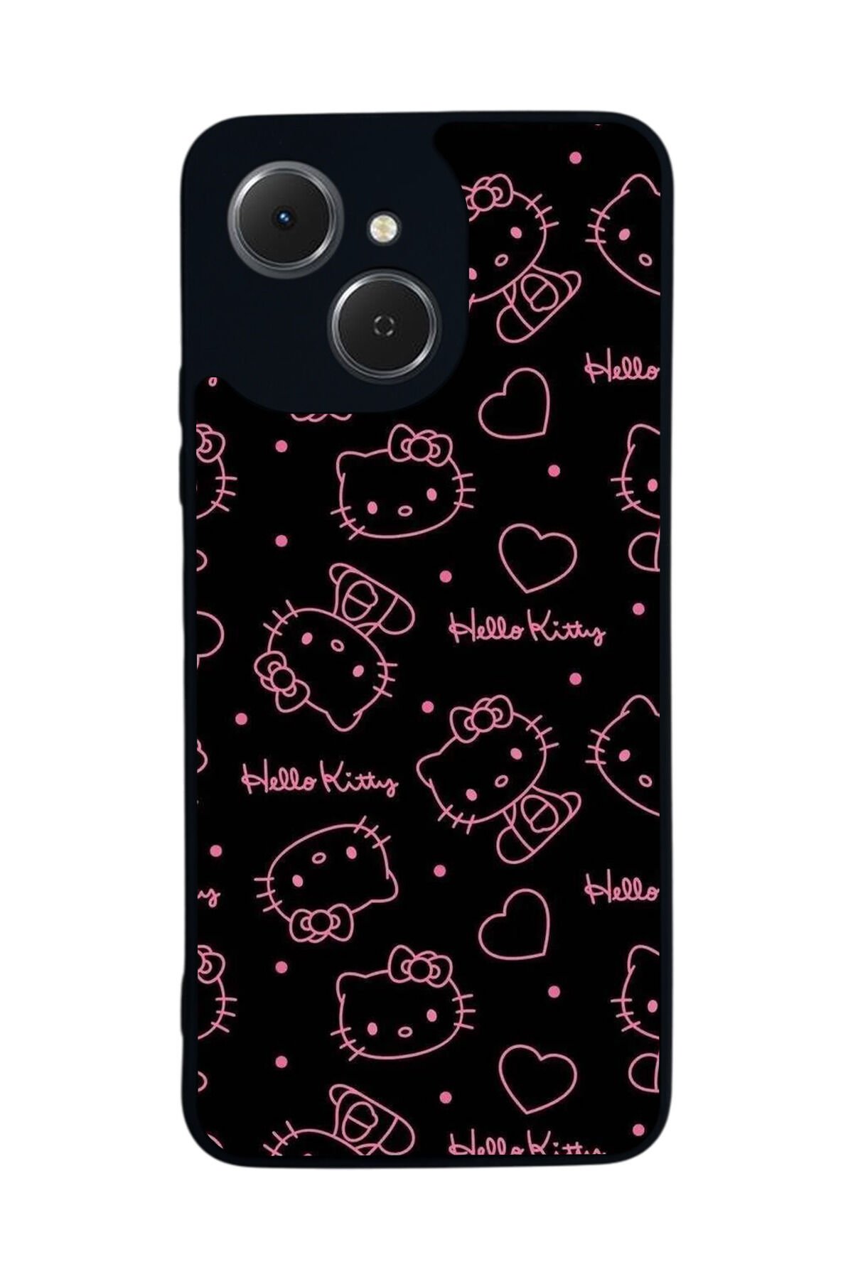 Tecno Spark 40C Uyumlu HelloKitty Tasarımlı Glossy Premium Kılıf