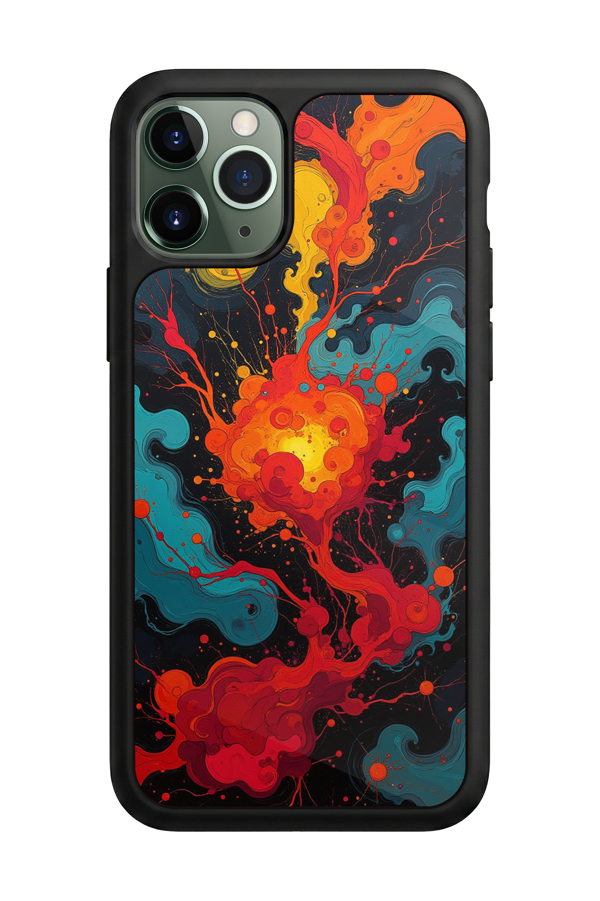 iPhone 11 Pro Uyumlu Abstract Tasarımlı Glossy Premium Kılıf