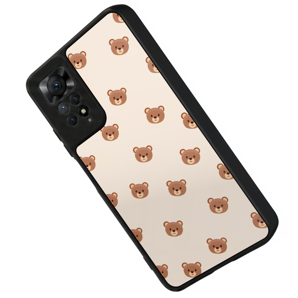 Xiaomi Redmi Note 12 Pro Uyumlu Ayı Tasarımlı Glossy Premium Kılıf