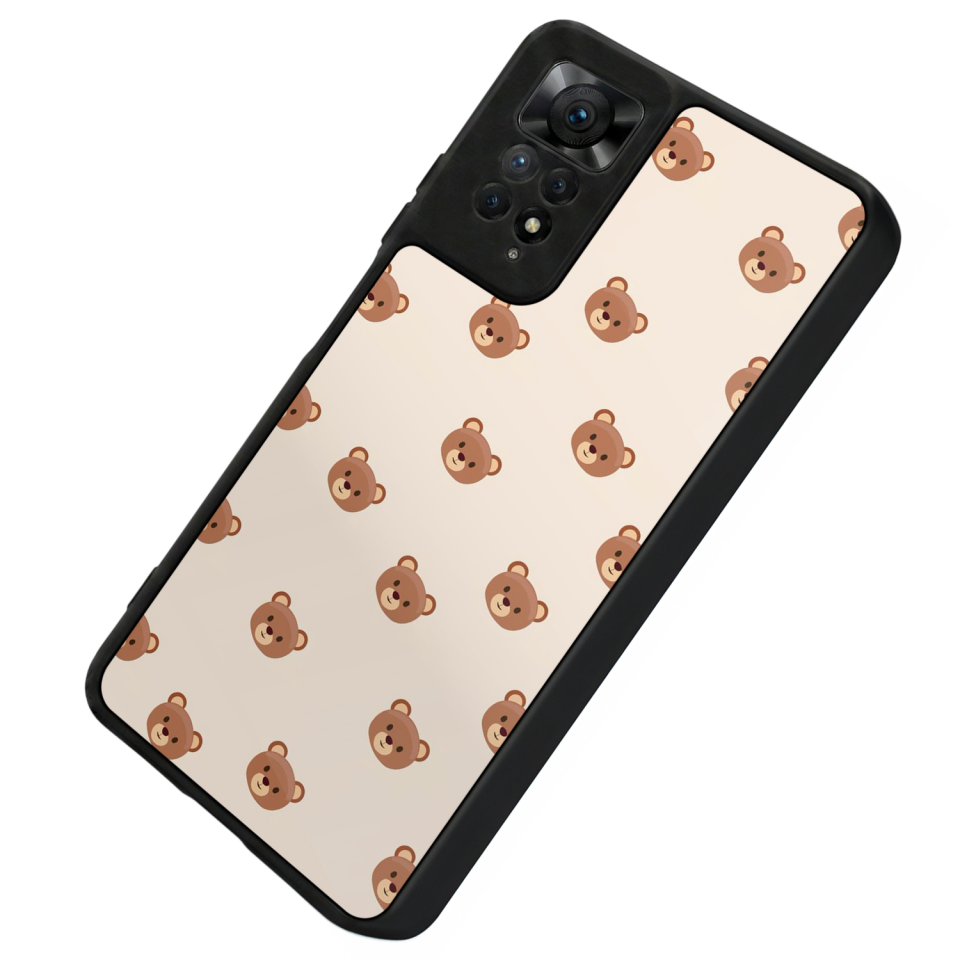 Xiaomi Redmi Note 12 Pro Uyumlu Ayı Tasarımlı Glossy Premium Kılıf